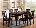 Paige 7 Piece Dining Set in Espresso Finish by Crown Mark - 2325