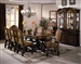 Neo Renaissance 7 Piece Dining Set in Burnished Cherry Finish by Crown Mark - 2400