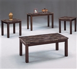 Thurner 3 Piece Occasional Table Set by Crown Mark - CM-4166