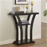 Draper Console Table in Black Finish by Crown Mark - CM-4906