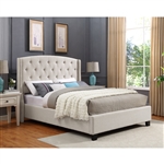 Eva Bed in Ivory Finish by Crown Mark - CM-5111IV-Bed