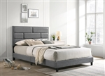 Flannery Bed in Gray Finish by Crown Mark - CM-5137GY-Bed