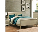 Louis Philip Bed in Champagne Finish by Crown Mark - CM-B3400-Bed