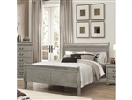 Louis Philip Bed in Grey Finish by Crown Mark - CM-B3500-Bed