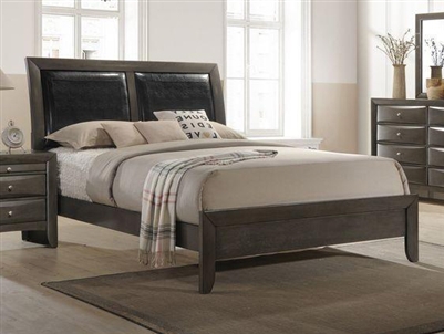 Emily Bed in Grey Finish by Crown Mark - CM-B4270-Bed