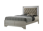 Lyssa Bed in Champagne Finish by Crown Mark - CM-B4300-Bed