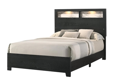 Cadence Bed in Black Finish by Crown Mark - CM-B4510-Bed