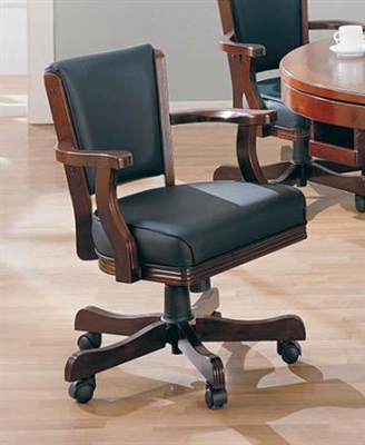 Office Chair in Chestnut Finish by Coaster - 100202