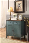 Accent Wine Cabinet in Vintage Blue Finish by Coaster - 101046