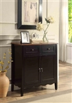 Accent Wine Cabinet in Black Finish by Coaster - 101047