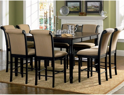 Coaster Counter Height Dining Table Set, Counter Height Pedestal Table And Chairs