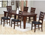Imperial 7 piece Dining Set in Antique Brown Finish by Coaster - 101881
