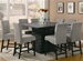 Stanton 5 Piece Counter Height Dining Set in Rich Black Finish by Coaster - 102068