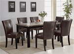 Carter 5 Piece Dining Set in Deep Cappuccino Finish by Coaster - 102260BR