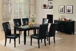 Anisa 7 Piece Dining Set in Dark Cappuccino Finish by Coaster - 102791