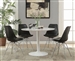 Lowry 5 Piece Dining Set in White Finish by Coaster - 105261-B