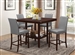 Fattori 5 Piece Counter Height Dining Set in Espresso Finish by Coaster - 105308-G