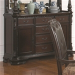 Valentina Buffet in Warm Brown Finish by Coaster - 105384B