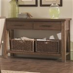 Bridgeport Server in Weathered Acacia Finish by Coaster - 105525