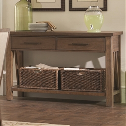 Bridgeport Server in Weathered Acacia Finish by Coaster - 105525