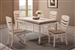 Allston 5 Piece Dining Set in Two Tone Antique White and Golden Brown Finish by Coaster - 106451