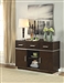 Lincoln Server in Dark Brown Finish by Coaster - 106895