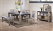 Ludolf 5 Piece Dining Set in Antique Natural Finish by Coaster - 107131