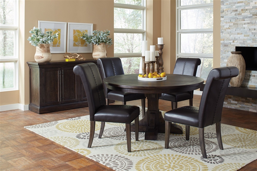 Weber 56 Inch Round Table 5 Piece, 56 Round Dining Table