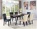 Jefferson 5 Piece Dining Set in Weathered Grey Finish by Coaster - 107581