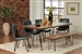 Chambler 5 Piece Dining Set in Natural Honey Finish by Coaster - 122231-G