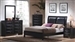 Briana 6 Piece Bedroom Set in Black Finish by Coaster - 200701