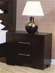 Jessica 2 Drawer Nightstand in Cappuccino Finish by Coaster - 200712