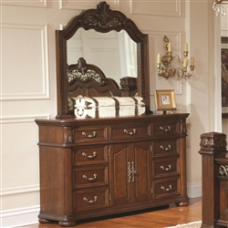 DuBarry Dresser in Rich Brown Finish by Coaster - 201823