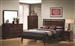 Serenity 6 Piece Bedroom Set in Rich Merlot Finish by Coaster - 201971