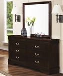 Louis Philippe Dresser in Cappuccino Finish by Coaster - 202413