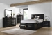Briana 6 Piece Bookcase Bed Bedroom Set in Black Finish by Coaster - 202701