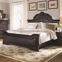 Cambridge Bed in Cappuccino Finish by Coaster - 203191Q
