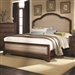 Laughton Upholstered Bed in Rustic Brown Finish by Coaster - 203261Q