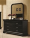 Louis Philippe Dresser in Black Finish by Coaster - 203963