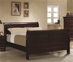 Louis Philippe Bed in Rich Cherry Finish by Coaster - 203971Q