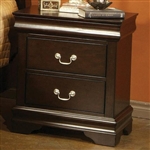 Louis Philippe Nightstand in Rich Cappuccino Finish by Coaster - 203982N