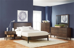 Lompoc 6 Piece Bedroom Set in Ash Brown Finish by Coaster - 204561