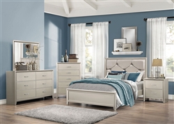 Lana 6 Piece Bedroom Set in Silver Finish by Coaster - 205181