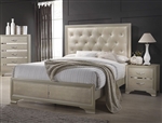 Beaumont Bed in Champagne Finish by Coaster - 205291Q