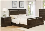 Chandler Bed in Heirloom Brown Finish by Coaster - 206391Q