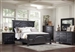Celeste 6 Piece Bedroom Set in Rustic Latte and Vintage Black Finish by Coaster - 206471