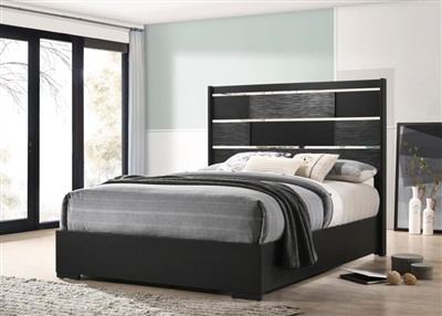 Blacktoft Bed in Black Finish by Coaster - 207101Q