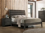 Serenity Bed in Mod Grey Finish by Coaster - 215841Q