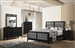 Carlton 6 Piece Bedroom Set in Black Finish by Coaster - 215861