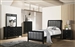 Carlton 4 Piece Youth Bedroom Set in Black Finish by Coaster - 215861T